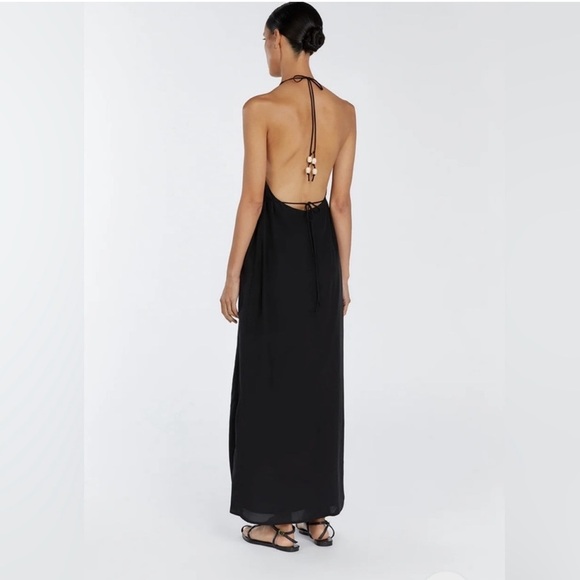 Dissh Sarah Halter Midi Dress Black Size US 12